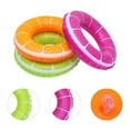 thumbnail image 4 of Miangastore 3pcs Fruit Design Swim Rings Inflatable Swimming Rings Children's Pool Supplies, 4 of 8