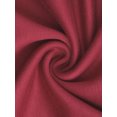 thumbnail image 5 of INSPIRE CHIC Women's Pleated Dress Crewneck A Line Flowy Casual Long Sleeve Midi Dresses with Belt Fall Outfits S Wine Red, 5 of 6