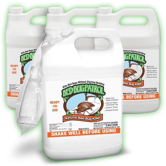 Spray contra chinches Bed Bug Patrol 512 oz, fórmula natural