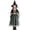 Z201 Dark Green, variant on Landzoo Halloween Toddler Girls Dress Colorblock Long Sleeve Square Collar With Witch Hat Soft Girls Dresses Size 3-4 Years
