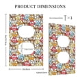thumbnail image 3 of Disketp Cartoon Owls 1 Decorative Light Switch or Outlet Wall Plate with Safety Cover-Style S, 3 of 6