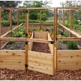 thumbnail image 4 of Outdoor Living Today 8x12 Western Red Cedar Raised Garden Bed with Deerfence, 4 of 8