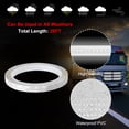 thumbnail image 3 of Uxcell Reflective Tape, Self-Adhesive Trailer Reflector Tape Warning Safety Sticker High Visibility Night Reflectors White 1, 3 of 6
