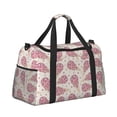 thumbnail image 2 of Fotbe Sparkling Ice Cream Bolsa de Viaje con Estampado, Bolsa de Fin de Semana para Mujer con Compartimento para Zapatos, Bolsa de Gimnasio con Bolsillo Húmedo, 2 of 7