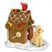 thumbnail image 2 of Poodle Gingerbread House Christmas Ornament Apricot Sport Cut - DELIGHTFUL!, 2 of 2