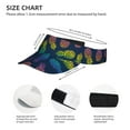 thumbnail image 4 of Bingfone Adjustable Empty Top Sun Visor For Women And Men-Abstract Bright Pineapple Fruit Retro, 4 of 8