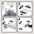 thumbnail image 6 of POWERTEC Leveling System Kit with Plier, Wedges 100PK & 1/16" Tile Spacer Clips 200PK for Floor and Wall Installation , 71899N, 1 Set, Red, 6 of 7