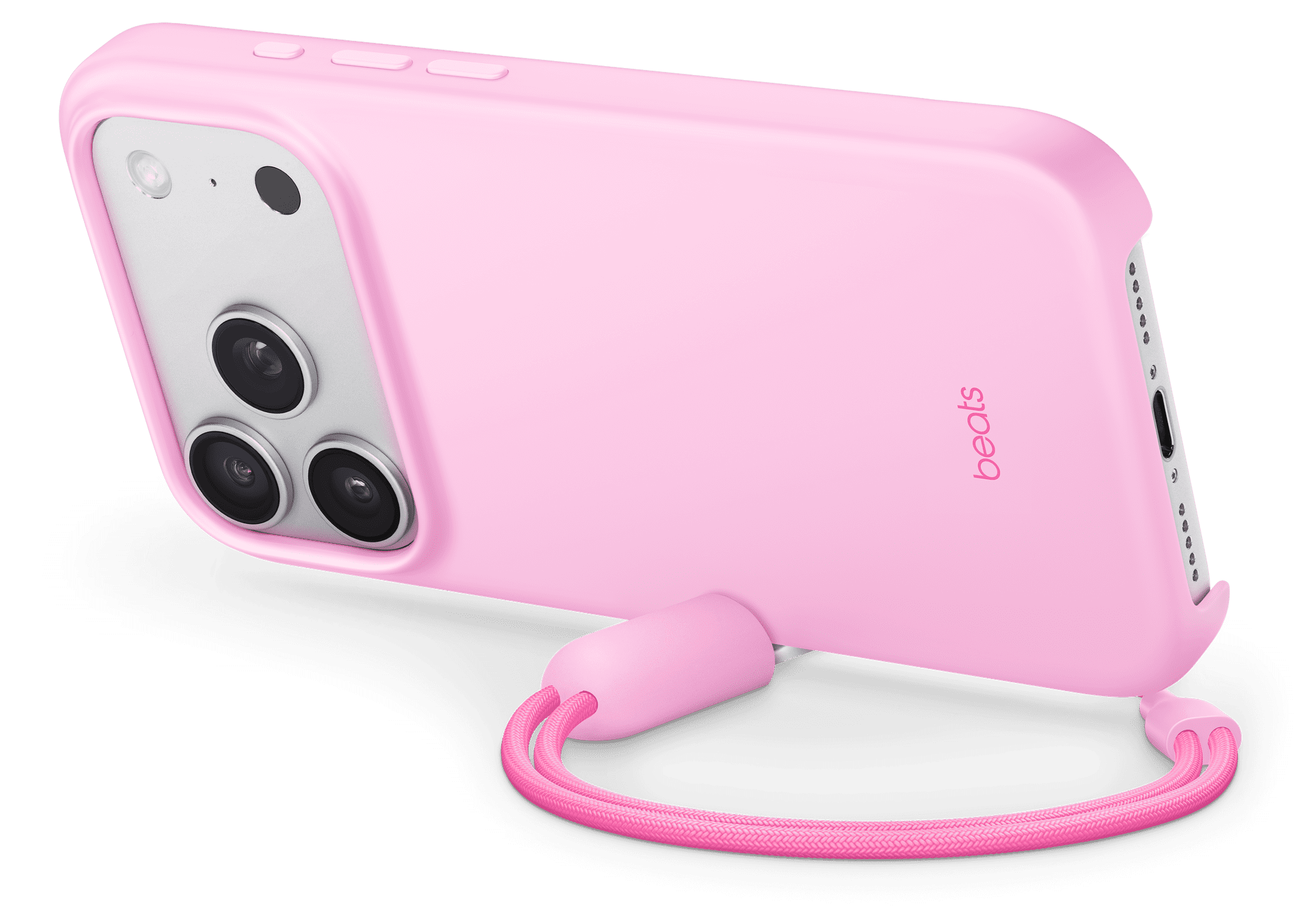 Beats iPhone 17 Pro Kickstand Case with MagSafe and Camera Control - Pebble Pink