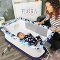 thumbnail image 6 of Dream On Me Flora Baby Bassinet in Floral Bloom, Portable Travel Bassinet with Carry Bag, 6 of 12