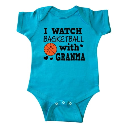 

Inktastic I Watch Basketball with Granma Gift Baby Boy Bodysuit