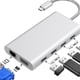 thumbnail image 4 of Adaptador multipuerto USB C Hub - Estación de acoplamiento portátil tipo C 11 en 1, 4 of 5