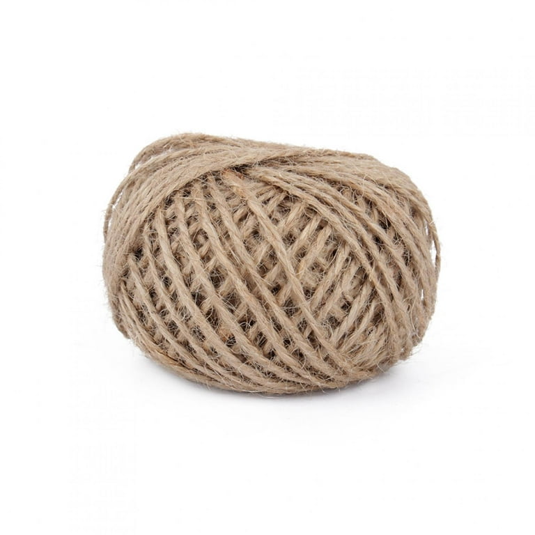 Twine String 2mm 100ft Twine Rope for Crafts Burlap String Jute Twine  String Thin Rope for DIY Arts Crafts,Gift Wrapping, Industrial Packing