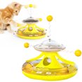 thumbnail image 1 of Flmtop Cats Toy Rotating Interaction ABS Pet Kitten Turntable Toy for Pet Accessories Blue, 1 of 9