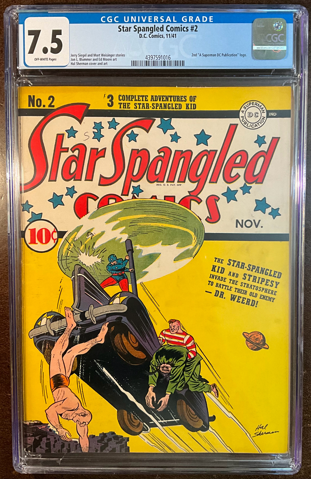 Cover of Star Spangled Comics #2