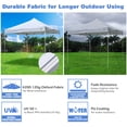 thumbnail image 4 of InstaHibit 9.6x9.6Ft Replacement Pop up Canopy Top Sun Shade UV50+ Outdoor, 4 of 9