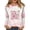 Pink #75, variant on DORKASM Womens Breast Cancer Shirts Long Sleeve Breast Cancer Awareness Shirt Crew Neck Gifts Travel Pink Ribbon Tops Cancer Survivor Lounge Tee Hot Pink 3XL