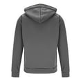 thumbnail image 6 of Xcmzpl Sweatshirts Mens Full Zip Hoodies Long Sleeve Solid Outdoor Cargo Hooded Sweat Shirts Sport Jacket with Pocket, 6 of 7