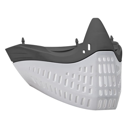 Empire E-Flex / JT ProFlex Goggle Faceplate - White Skirt / Grey Nose