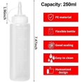 thumbnail image 2 of Pack Of 2 Squeeze Bottle 250ml, Dosing Bottle With Twist Cap Tick Marks, 2 of 5