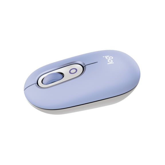 Logitech POP Mouse, Wireless, Customizable Emoji, SilentTouch Technology, Precision/Speed Scroll, Multi-Device, Lilac