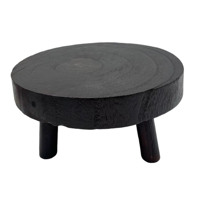 Soporte de flores taburete decorativo comedor de hotel Casa de madera de madera soporte 20cmx9cm