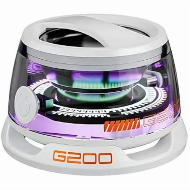 wonima11 G200 Magnetic Bluetooth Speaker, Portable Waterproof Speaker with Multi-RGB Color Light, Phone Holder, 6-Hour Playback, Black