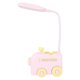 thumbnail image 1 of LED Bedside Lamp with Pen Holder for Children Pink - Mini Train Design, USB Charging, Eye Protection Banmo, 1 of 5