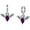 A-Purple Bat, variant on Crystal Earrings for Women Dangle Earrings Gift for Women
