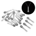 thumbnail image 2 of 20pcs Microphone Charm Alloy Miniature Microphone Pendants Music Charm Singer Mini Karaoke Charms Jewellery Making Charm For Crafting Bracelets Necklaces Keychains, 2 of 9