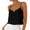 Black, variant on Womens Summer Halter Crop Tank Tops Going Out Sleeveless Cotton Tee Shirts Open Back Beach Buttons Camisole Adjustable Strap