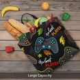 thumbnail image 5 of Wukai Play Game3 Print Reusable Grocery Bag Shopping Bags with Zipper Shoulder Shopping Handle Bag Suitable for Outdoor Convenient Daily Bag, 5 of 8
