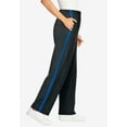 thumbnail image 3 of Woman Within Plus Size Petite Side-Stripe Cotton French Terry Capri, 3 of 4