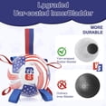 thumbnail image 4 of Pelota de fútbol para perro Kylinsure de 15 cm, resistente, con correas, 4 of 9