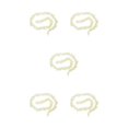 thumbnail image 1 of QualitChoice 1/2/3/5 Vines Artificial Hydrangea Flowers String Wall Hanging Plants Garland Rattan for Room Wedding Home Christmas Party White 5PCS, 1 of 6