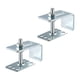 thumbnail image 2 of 2 piezas de sujetadores de Clips para fregadero, soporte de montaje resistente, soportes para fregadero, Clips de lavabo de cerámica para Baño A Soledad soporte para fregadero bajo encimera, 2 of 7
