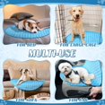 thumbnail image 3 of 36 Inch Cooling Mat for Dogs Pet Summer Self Cooling Pad for Medium Large Dog Washable Blanket Sleeping Cool Breathable Portable Bed for Indoor Outdoor Pet Cat, 3 of 5