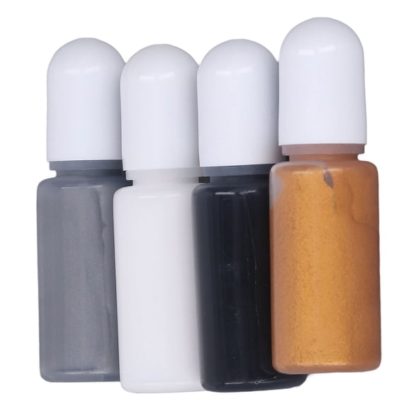 Resin Colorant,4 Colors High Concentration Colored UV Resin Dye for Resin Jewelry Making Casting Figurines