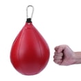 thumbnail image 2 of Pear Shape Speed Ball Swivel Boxing Punch Bag Punching Speedball (Black), 2 of 5