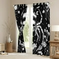 thumbnail image 3 of Castle Fairy Boys Girls Abstract Animal Spider Blackout Curtains Set of 2 (52x84 Each),Gothic Skull Window Curtains,Floral Flowers Mushroom Curtains and Drapes,Luxury Bedroom Decor, 3 of 6