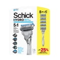 thumbnail image 1 of Schick Hydro Smooth Skin Men’s Razor - System and 5 Razor Refills Value Pack, 1 of 9