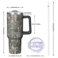 thumbnail image 6 of Camouflage 40oz Tumbler– Stainless Steel Insulated Tumbler with Handle and Straw, Large Capacity Travel Cup for Hot & Cold Drinks, 6 of 6