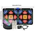 thumbnail image 3 of SIfdSeng Double Dance Mat Flannel Dance Mat for Tv and Computer with Camera Dual User Play Mat with Wireless Controller Non Dance Pad for Kids Adults Girls Boys Back To School, 3 of 7