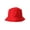 Red, variant on Top Headwear Blank Outdoor Bucket Hat, Charcoal S/M