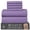 Purple Sage, variant on RUVANTI 100% Cotton Percale Sheets Twin Size 4 Piece Set, Cooling Bed Sheets for Hot Sleepers, Deep Pocket 16”, Breathable Lightweight & Durable, Crisp Hotel Style Sheets, Bright White