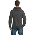 thumbnail image 3 of Port & Company ®  Tall Essential Fleece Pullover Hooded Sweatshirt. Pc90ht Xlt Charcoal, 3 of 4
