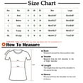 thumbnail image 3 of WXLWZYWL Womens Summer Tops Casual Printing Shirts Short Sleeve Loose Tee Tops V Neck Blouse Red, 3 of 5