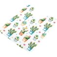 thumbnail image 5 of GZHJMY Cactus Cacti Succulent Polka Dot Bath Mat for Bathroom Shower U Shape Toilet Rugs Contour Carpet Set, Fluffy Absorbent & Machine Washable, 2 Piece Carpet Runner, 5 of 7