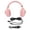 Pink, variant on Nieyigj Bluetooth Gaming Headset Cute Cartoon Wired Wireless Stereo Headphone with LED Light for Games Movies Music, Over-Ear Style, Purple (19 inches / 48.26 cm)