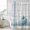 White Blue, variant on Sage Green Pumpkin Shower Curtain, Waterproof Shower Curtains for Bathroom, Thanksgiving Fall Leaf Retro Stripe Washable Fabric Bathtub Curtain Set Bath Decor with 12 Hooks Long 72"x84"