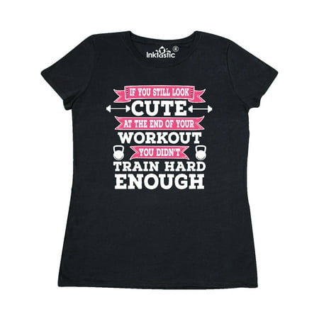 Inktastic Fitness Training Exercise Gift Adult Women's T-Shirt Female Black XL